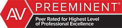 AV PREEMINENT Peer Rated For Highest Level of Prfessional Excellence